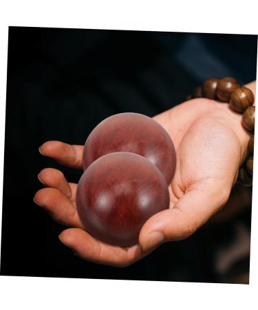 Partykindom Gymnastics Ball Set - Handmade Wooden Hand Massage Balls for Stress Relief & Health - Buy Online on GoSupps.com