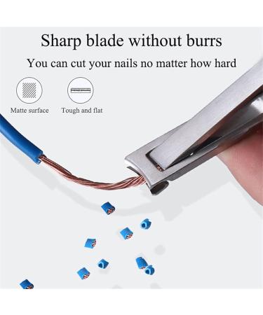 NBGGFF Nail Clippers 1PC Foldable 0.5cm Ultra-thin Portable Stainless Steel Nail Toe Cutter Trimmer Scissor Manicure Pedicure Tool Fingernail Clipper - Buy Online on GoSupps.com