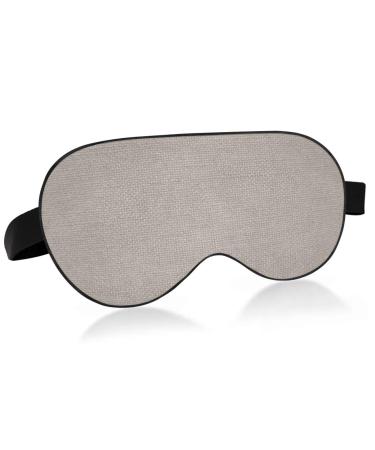 Haskirky Light Blocking Eye Mask Breathable and Adjustable Adult Men and Women Travel on Business Trips Yoga Meditation Light Smooth Comfortable Eye Mask Office Deep Sleep Goodies Light Grey