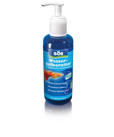 S ll 12634 Water supply Aqua 250 ml for 1 000 liters of aquarium water - water cleaning for tap water in fresh water aquariums through pollutant binding and additional vitamins 250 ml for 1 000 liters of single
