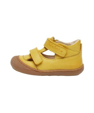 Naturino Puffy-Leather Shoes 7 UK Yellow Giallo 0g04
