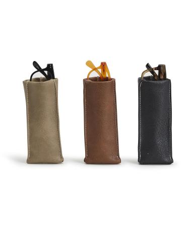 Two's Company Standing Triangular Weighted Eyeglasses Holder In Gift Box Assorted of 3 Colors