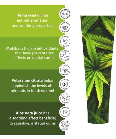 Ecodenta Multifunctional Fluoride Free Toothpaste 75 ml Certified Organic Toothpaste with Potassium Citrate Matcha Aloe Vera Juice Peppermint Essential Oil - Buy Online on GoSupps.com