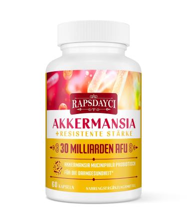 Akkermansia muciniphila - 30 billion kbe per daily dose 60 gastrointestinal -resistant capsules - high -dose intestinal bacteria probiotics capsules (60 pieces (1 Pack)) - Buy Online on GoSupps.com