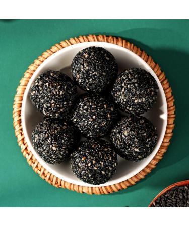 Black Sesame Balls Pure Honey Handmade Black Sesame Pills Chinese Snacks Black Bean and Black Rice Balls Nutritional and Healthy Sesame Honey Pills Instant Black Sesame Pills Sesame Biscuit (2 can) - Buy Online on GoSupps.com