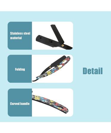 Stainless Steel Manual Beard Trimmer Razor - Precision Wet Shaving Tool for Men | Barber-Quality Black Razor (Blade Not Included) - Buy Online on GoSupps.com