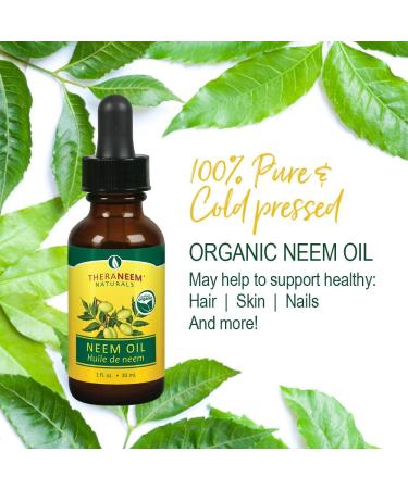 Organix South TheraNeem Neem Oil 1 fl oz - Natural Skin & Hair Care - Buy Online on GoSupps.com