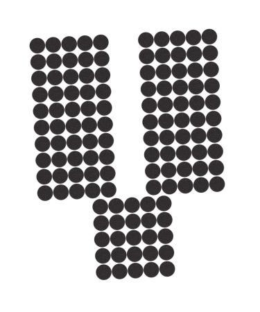 FOMIYES 5pcs 1 Exfoliating Slices Dead Pedicure Polishing Removers Pads Art Efficient Nail Grinding 3.5x3.5cmx5pcs Blackx5pcs
