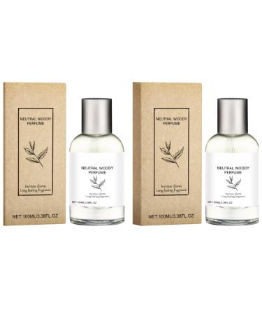 Neutral Woody Perfume Neutral Light Fragrance Long-Lasting Fragrance Men & Women's Perfume Increase Charm and Confidence for All Occasions (2 Pcs)
