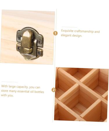 Solustre Wooden Storage Box for Essential Oils & Jewelry - Organizer for Beads & Bottles - Buy Online on GoSupps.com
