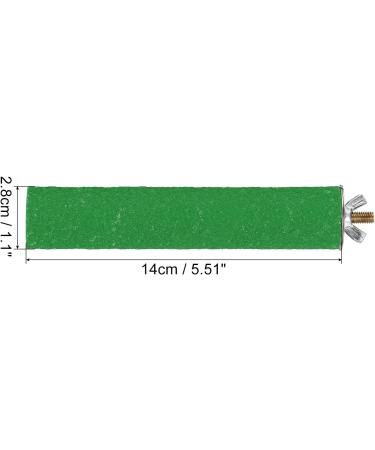 Buy PATICIL 1.1x5.5 Bird Paw Wood Bar Stand - Perfect Cage Accessory for Small Birds Parrots & Lovebirds - Green Color - Buy Online on GoSupps.com