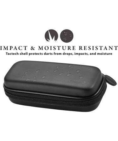 Casemaster Sentry Dart Case - Slim EVA Shell for Steel and Soft Tip Darts - Holds 6 Darts with Built-in Storage - Black - Buy Online on GoSupps.com