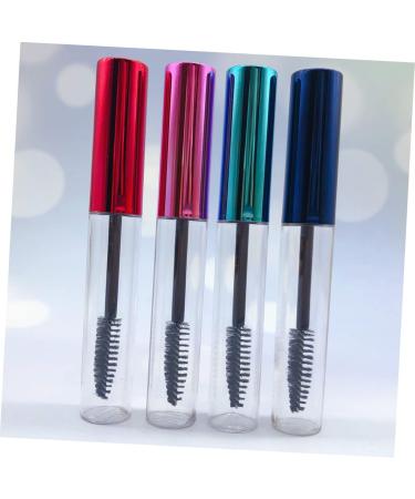 WOONEKY 10pcs Mascara Bottle Eyelash Tubes Eyelash Wands Cosmetic Makeup Brush Mascara Clear Plastic - Buy Online on GoSupps.com