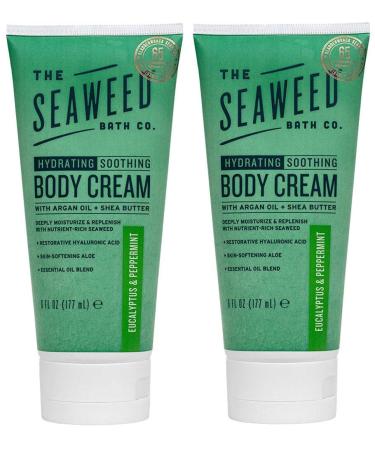 SEAWEED BATH CO Eucalyptus Peppermint Body Cream 6 FZ