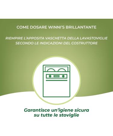 4 x Winni's Brilliant Hypoallergenic Dishwasher Dishwasher Additive with Natural Organic Vinegar Against Residues and Stains 250 ml + Italian Gourmet Polpa 400 g - Buy Online on GoSupps.com