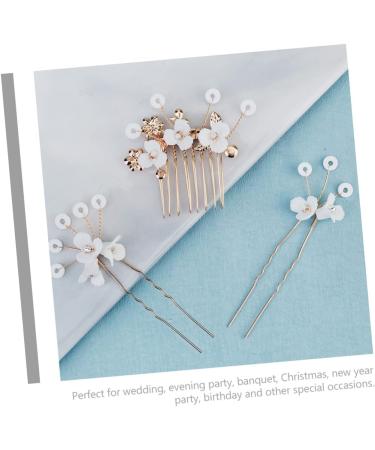 Angoily 1 Set Bridal Hairpin Wedding Hair Accessories Wedding Hair Side Comb Rhinestone Hair Accessories Bridal Hair Accessories Women Hair Comb Rhinestones Women's Alloy Hair up - Buy Online on GoSupps.com