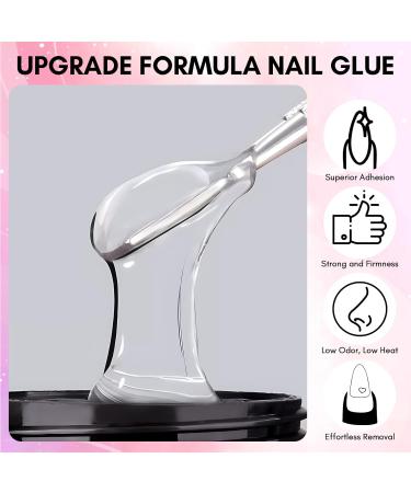 Makartt Solid Nail Glue Gel 15ml - Strong Bond for Press-On & Acrylic Nails | Non-Stick DIY Nail Art Gel - Buy Online on GoSupps.com