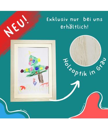 Buy Pink A4 Image Frame for Children's Drawings - Synthetic Photo Frame | International Shipping - Buy Online on GoSupps.com
