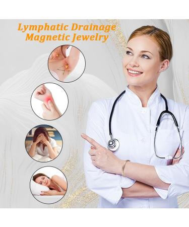 Cigmag Lymphatic Drainage Copper Bracelet for Women - Adjustable Magnetic Brazaletes Cuff Bangle in Braided Tricolour - Ultra Strength Magnet - Gift Box Included - Buy Online on GoSupps.com