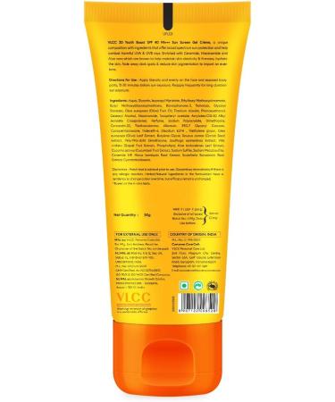 VLCC 3D Youth Boost SPF40 Sunscreen Gel Creme 50g(Ship from India) - Buy Online on GoSupps.com