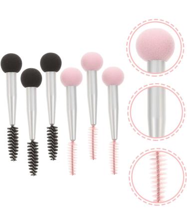 BELLIFFY 6pcs Sponge Makeup Brush Travel Makeup Eye Shadow Brush Makeup Sponge Brush Makeup Make up Sponge Brush Makeup Tool Makeup Double Head Brush Eyebrow Sponge Brush Mascara - Buy Online on GoSupps.com
