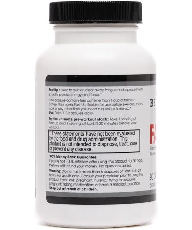 Beverly International Fast-Up 90 Capsules | Brain Booster for Clarity Focus Mood & Energy | Pre-Workout & Cognitive Performance Enhancement - Buy Online on GoSupps.com