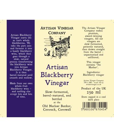 Artisan Berry Vinegar Gift Box - Blackberry Strawberry & Raspberry - 250 ml Pack of 3 | Gourmet Culinary Delights - Buy Online on GoSupps.com