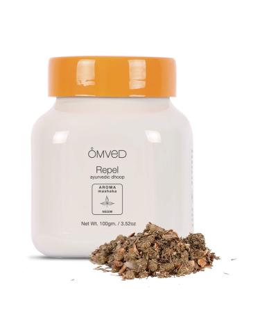 Mashaka Ayurvedic Neem Guggal Dhoop Powder/Bakhoor - 100% Natural & Non-Toxic Ayurvedic Blend (100g)