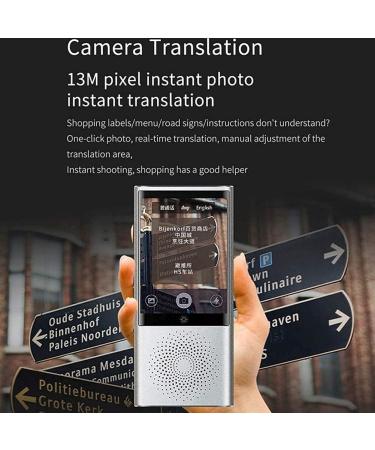 Language Translator Device Translator Device Intelligent Instant Offline Support 45 Languages Real-time Electronic Voice Translator for Learning Shopping Travel Business 140 * 58 * 12mm Tra Good Blue - Buy Online on GoSupps.com