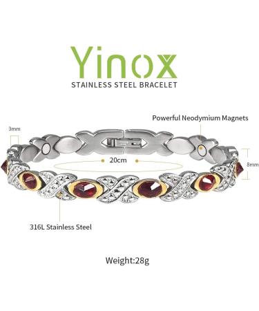 Red Crystal Magnet Stable Tapes for Women | Pain Relief & Magnetic Healing | Ideal Health Gift for Joint Pain Relief - Buy Online on GoSupps.com