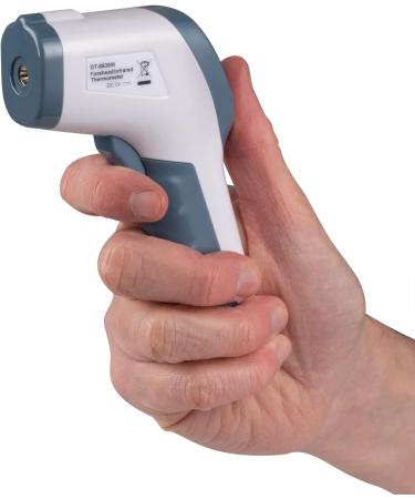 Jazooli Infrared Laser Forehead Thermometer Gun - Contactless Digital Temperature Checker for Adults, Children, and Babies - Fever Alarm, Instant Reading - Buy Online on GoSupps.com