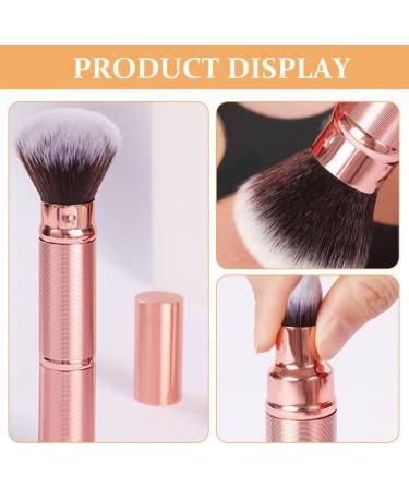 FOMIYES Double Ended Makeup Brush Retractable Blush Brush Concealer Brush Foundation Brush Cosmetics Brush for Liquid Cream Blending Buffing Concealer - Buy Online on GoSupps.com