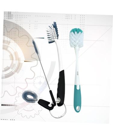 Pretyzoom 3-Set Glass Bottle Cleaner & Pacifier Brush - Baby Glasses & Water Bottle Cleaning Tool for Easy Care - Buy Online on GoSupps.com