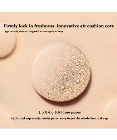 Star And Wish Air Cushion BB Soft Mist Cushion Bb Cream Full Coverage Oil Control Concealer Makeup (Ivory White) - Buy Online on GoSupps.com