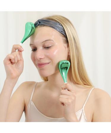 Pfefe Cryo Sticks Face Skin Care Ice Balls | Stainless Steel Spa Globes for Women | Aesthetic Cooling Beauty Tools with Storage Box - Buy Online on GoSupps.com