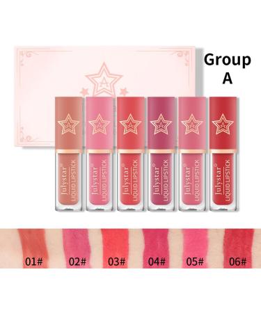 INTEROOKIE Makeup Lip and Cheek Dual Use Matte Lip Glaze Set Non Fading LongLasting Lipstick A - Buy Online on GoSupps.com