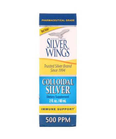 Natural Path Silver Wings Colloidal Silver 500 PPM 2 fl oz (60 ml)