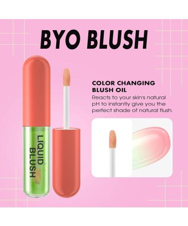 Color Changing Blush | Hydrating Blush Oil - Lightweight Long-wearing Blush Oil Tint Waterproof Blendable Liquid Blush For Your Instant Perfect Shade 01# - Buy Online on GoSupps.com