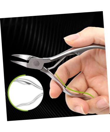Housoutil 1 Set Manicure 2-piece Set Fingernail Clipper Dead Skin Scissor Home Nail Pliers Manicure Tools Cuticle Nail Clippers Para U as Pedicure Stainless Steel Nail File - Buy Online on GoSupps.com