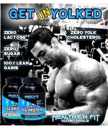 Healthy 'N Fit 100% Egg Protein- Banana Blast (4lb): 100% Egg White Protein. Zero Lactose Zero Sugar.- Ultra Pure Natural Egg Protein Isolate - Buy Online on GoSupps.com