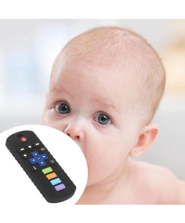 Silicone TV Control Teething Toy for Toddlers - Wear Resistant Baby Shower Gift (Black) - Buy Online on GoSupps.com