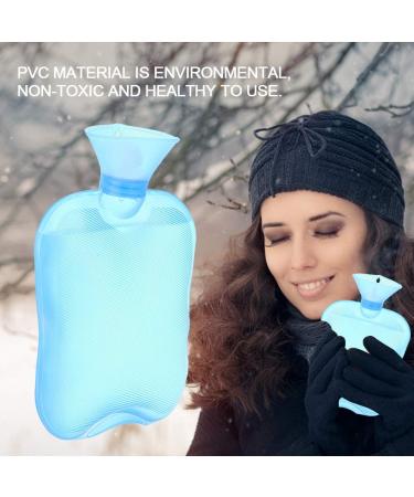 Buy 2000ml Hot Water Bag - Transparent Heat/Cold Bottle in Blue | Large Size 3 Colors Available - Fast International Shipping - Buy Online on GoSupps.com