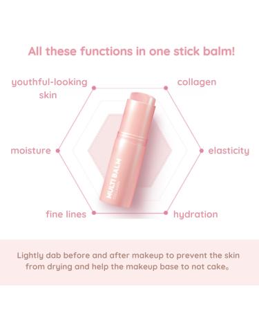 LAB Factory Multi Balm (Collagen) - All-in-One Facial Moisturizer Stick | Hydrating Balm & Eye/Neck Cream | Ships Internationally - Buy Online on GoSupps.com