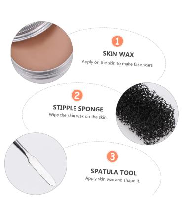 Halloween Skin Wax Effects Set | Face Painting Wax Scar Wax & Makeup Accessories for Spooky Looks - Buy Online on GoSupps.com