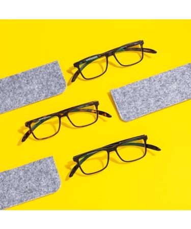 Hypreader Leo Bio-Blauglicht Filter Glasses - Reading Glasses (+0.00 to +3.00) | Custom Prescription & Havana-Brown Sunglasses Available - Shop Now! - Buy Online on GoSupps.com