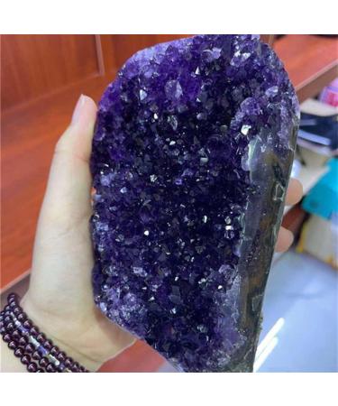 Natural geode Quartz CrystalsStones Uruguay Amethyst Cluster for Home Decoration NaturalCrystal Household qiangang (Color : 1pcs Size : 500-900g) 500-900g 1pcs - Buy Online on GoSupps.com