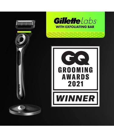 GilletteLabs Men's Razor Blade Refills with Exfoliating Bar - 10 Cartridges - Buy Online on GoSupps.com