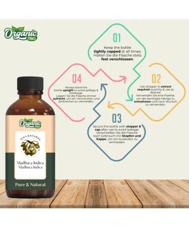  ORGANIC ZING Organic Zing Madhuca Indica Oil | Pure & Natural Essential Oil for Skincare Hair Care & Massage - 118ml/115ml - Buy Online on GoSupps.com