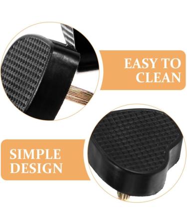 CALLARON High Heel Tips Replacement | 5 Pairs Heart Shaped Shoe Caps - Durable Protectors for Heels - Black - Buy Online on GoSupps.com