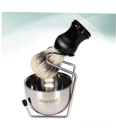 Minkissy Manual Brush for Men | Beard Cleaning Brush & Face Cutting Board | Mustache Grooming Tools for Men - Buy Online on GoSupps.com